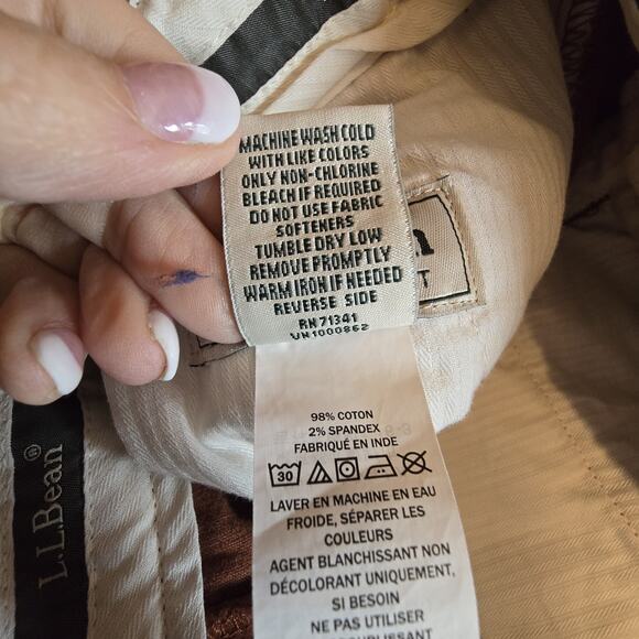 LL Bean Comfort Waist Straight Corduroy Pants Mens 38wx31L Brown Preppy 502864 - Picture 9 of 16